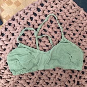 Green Pansy bra XL